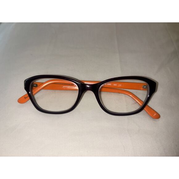 Project Runway PR120Z Frames Only Glasses 50-17-140 Orange - Picture 1 of 9